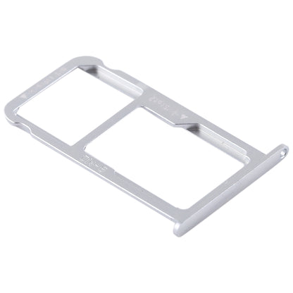 SIM Card Tray + SIM Card Tray / Micro SD Card for Huawei G9 Plus (Silver)
