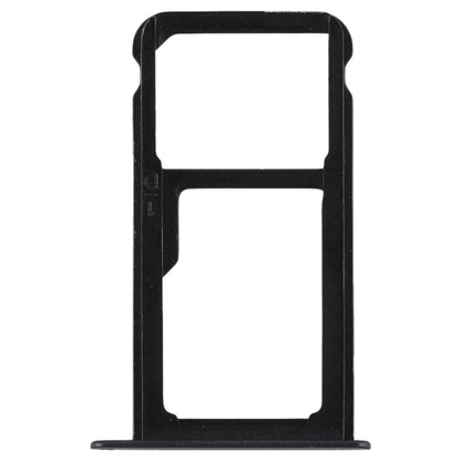 SIM Card Tray + SIM Card Tray / Micro SD Card for Huawei P9 Lite(Black)