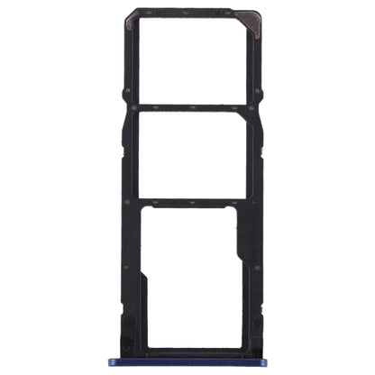2 SIM Card Tray + Micro SD Card Tray for Huawei Honor Play 7C(Blue)