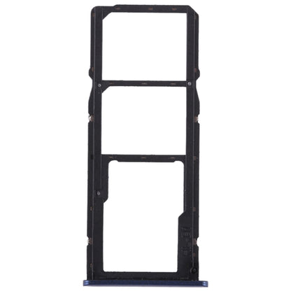 2 SIM Card Tray + Micro SD Card Tray for Huawei Honor Play 7C(Blue)