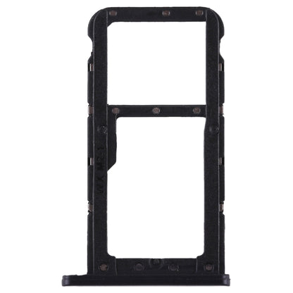 SIM Card Tray + SIM Card Tray / Micro SD Card for Huawei P20 Lite / Nova 3e (Black)