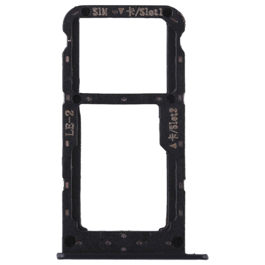 SIM Card Tray + SIM Card Tray / Micro SD Card for Huawei Honor 9 Lite(Black)
