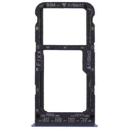 SIM Card Tray + SIM Card Tray / Micro SD Card for Huawei P smart (Enjoy 7S) (Blue)