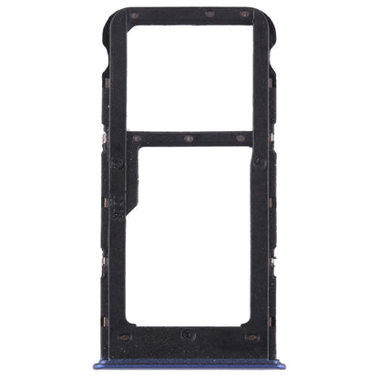 SIM Card Tray + SIM Card Tray / Micro SD Card for Huawei P smart (Enjoy 7S) (Blue)