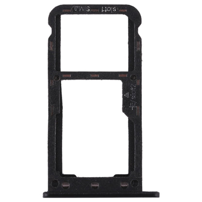 SIM Card Tray + SIM Card Tray / Micro SD Card for Huawei Enjoy 7 (Black)