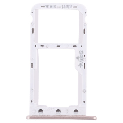 SIM Card Tray + SIM Card Tray / Micro SD Card for Huawei Enjoy 7 (Gold)