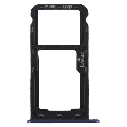 SIM Card Tray + SIM Card Tray / Micro SD Card for Huawei Enjoy 7 (Blue)