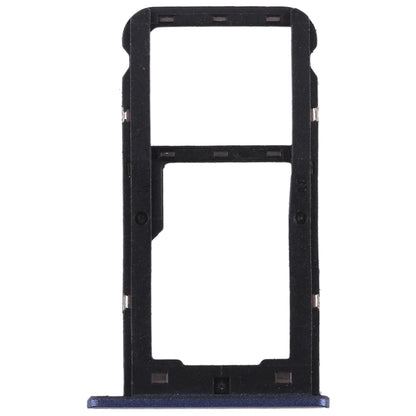 SIM Card Tray + SIM Card Tray / Micro SD Card for Huawei Enjoy 7 (Blue)