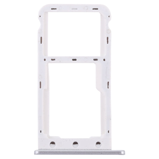 SIM Card Tray + SIM Card Tray / Micro SD Card for Huawei Enjoy 7 (Silver)