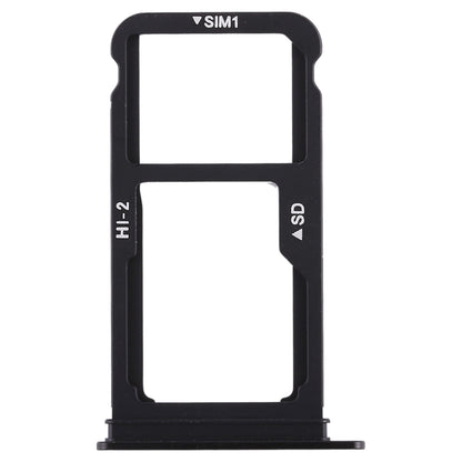 SIM Card Tray + SIM Card Tray / Micro SD Card for Huawei Mate 10 (Black)