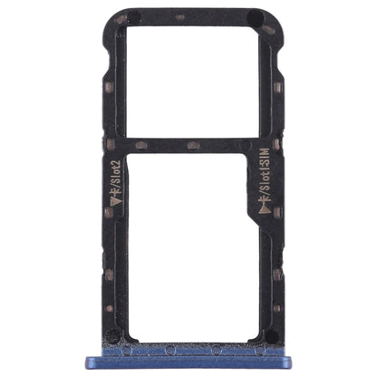 SIM Card Tray + SIM Card Tray / Micro SD Card for Huawei Maimang 6(Blue)