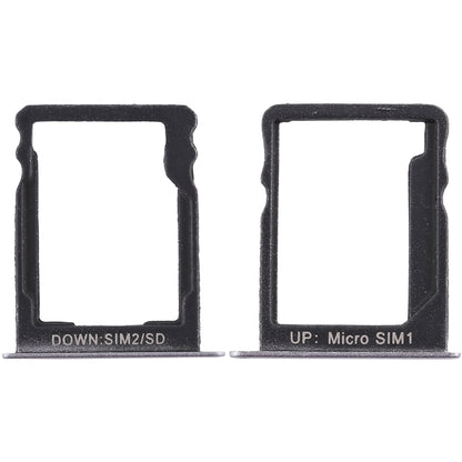 SIM Card Tray + SIM Card Tray / Micro SD Card for Huawei Enjoy 5s (Grey)