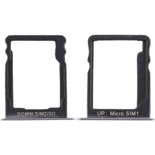 SIM Card Tray + SIM Card Tray / Micro SD Card for Huawei Enjoy 5s (Grey)