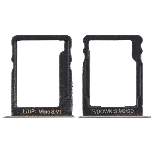 SIM Card Tray + SIM Card Tray / Micro SD Card for Huawei Enjoy 5s (Gold)