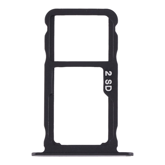 Original SIM Card Tray + SIM Card Tray / Micro SD Card Tray for Nokia X71 / TA-1172 TA-1167 TA-1188(Black)