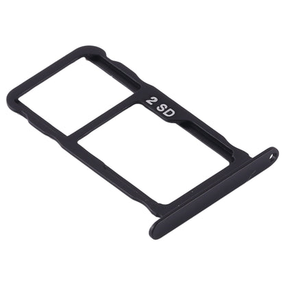 Original SIM Card Tray + SIM Card Tray / Micro SD Card Tray for Nokia X71 / TA-1172 TA-1167 TA-1188(Black)