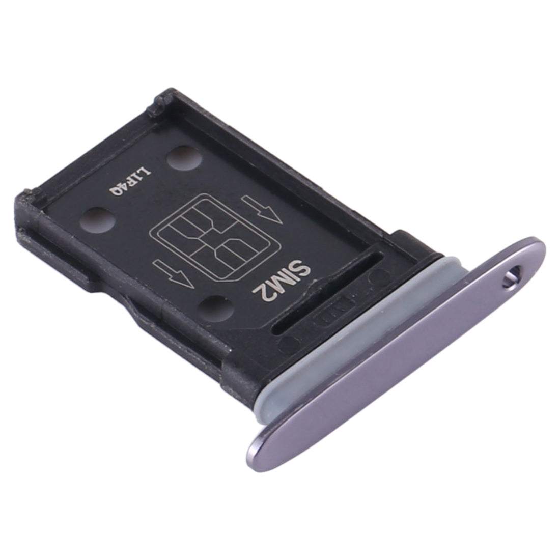 For OPPO Find X2 Pro SIM Card Tray + SIM Card Tray (Black)