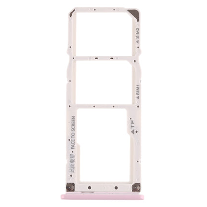 SIM Card Tray + SIM Card Tray + Micro SD Card Tray for Xiaomi Mi Play(Pink)