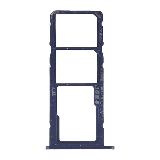 SIM Card Tray + SIM Card Tray + Micro SD Card for Huawei Honor Play 8A (Blue)