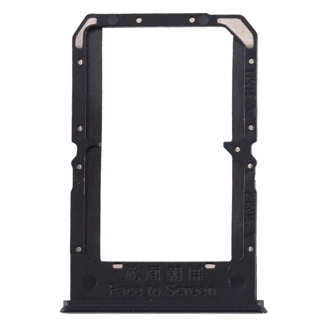 For OPPO Reno3/K7 5G/Find X2 Lite SIM Card Tray + SIM Card Tray(Black)