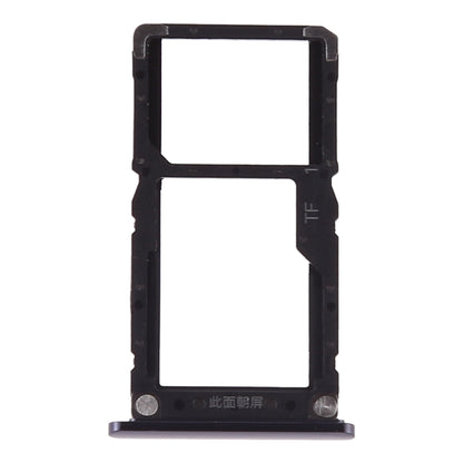 SIM Card Tray +  Micro SD Card for Xiaomi Mi 8 Lite(Black)