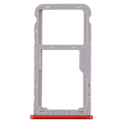 For Meizu M6T SIM Card Tray + SIM / Micro SD Card Tray (Red)
