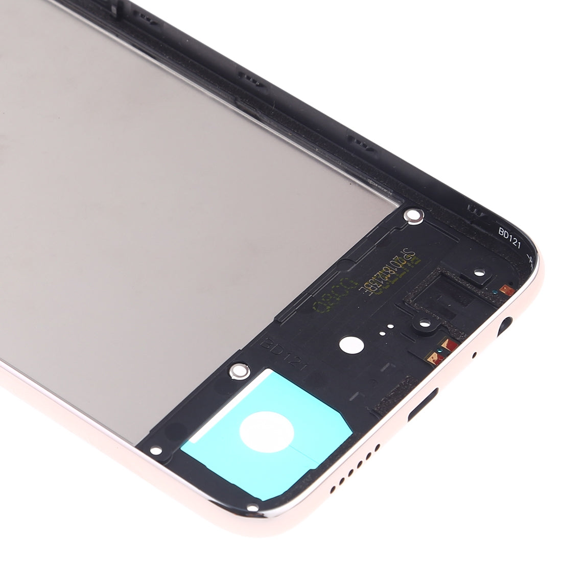 For OPPO F9 / A7X Middle Frame Bezel Plate (Gold)