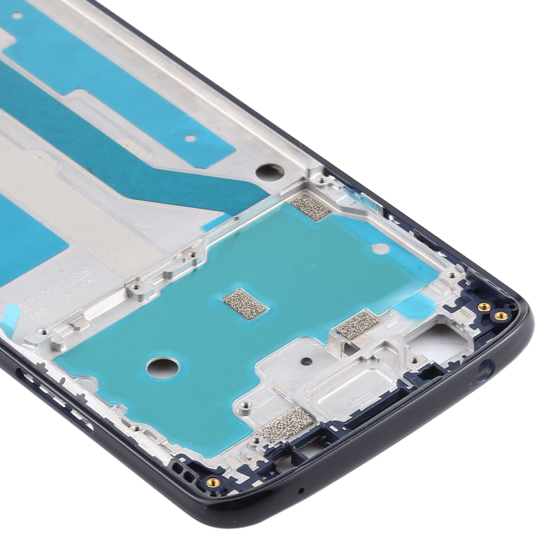 Front Housing LCD Frame Bezel for Motorola Moto G6 Play(Black)