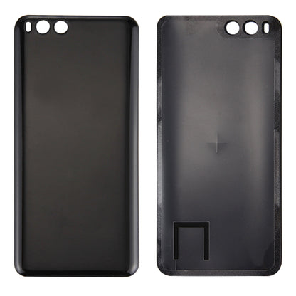For Xiaomi Mi 6 Frosted Surface Battery Back Cover(Black)