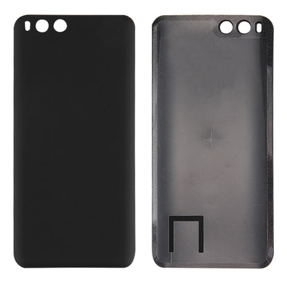 For Xiaomi Mi 6 Smooth Surface Battery Back Cover(Black)