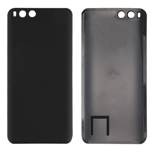 For Xiaomi Mi 6 Smooth Surface Battery Back Cover(Black)