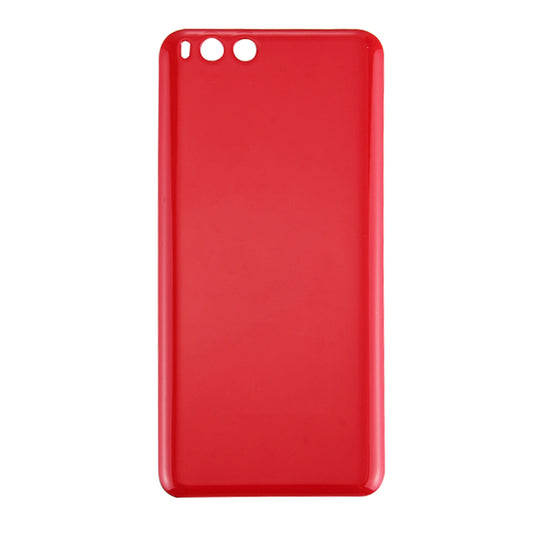 For Xiaomi Mi 6 Smooth Surface Battery Back Cover(Red)