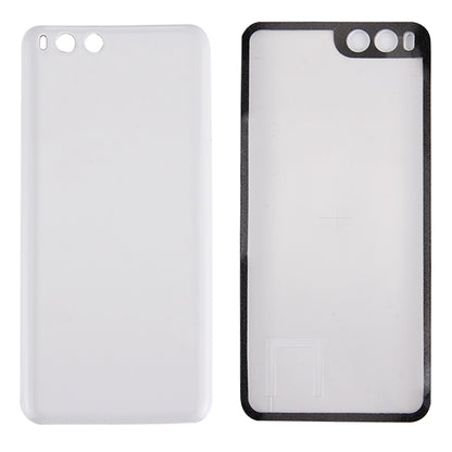 For Xiaomi Mi 6 Smooth Surface Battery Back Cover(White)