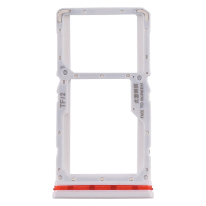 SIM Card Tray + SIM / Micro SD Card Tray for Xiaomi Redmi K30 4G(White)
