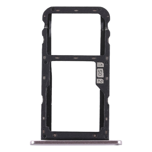 SIM Card Tray + SIM Card Tray / Micro SD Card Tray for Asus Zenfone 5 ZE620KL(Silver)