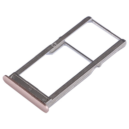 For Meizu 15 SIM Card Tray + SIM Card Tray / Micro SD Card Tray (Gold)