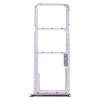 SIM Card Tray + SIM Card Tray + Micro SD Card Tray for Asus ZenFone Max Pro (M2) ZB631KL(Silver)