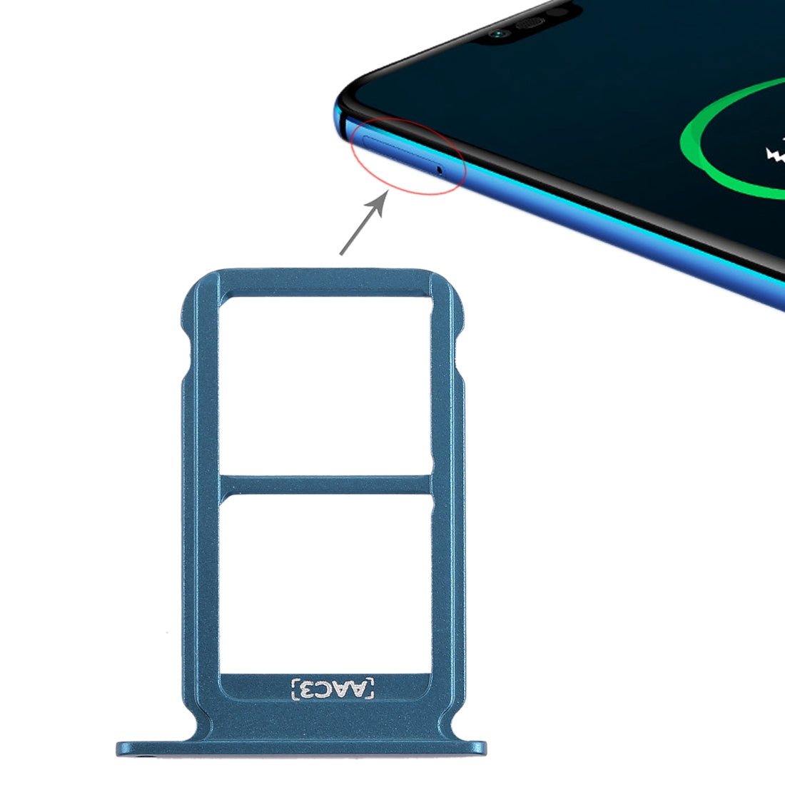 SIM Card Tray for Huawei Honor 10 (Purple)