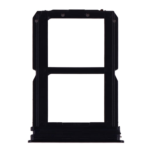 For OnePlus 6T SIM Card Tray + SIM Card Tray (Black)