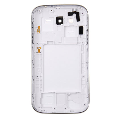 For Galaxy Grand Duos / i9082 Middle Frame Bezel + Battery Back Cover (White)
