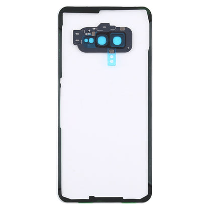 For Samsung Galaxy S10e / G970F/DS G970U G970W SM-G9700 Transparent Battery Back Cover with Camera Lens Frame (Transparent)