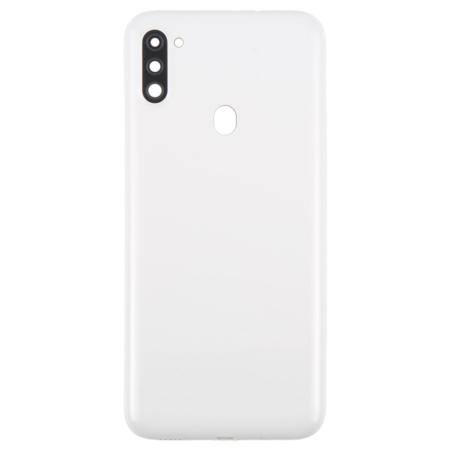For Samsung Galaxy A11 SM-A115F Battery Back Cover with Camera Lens Frame(White)