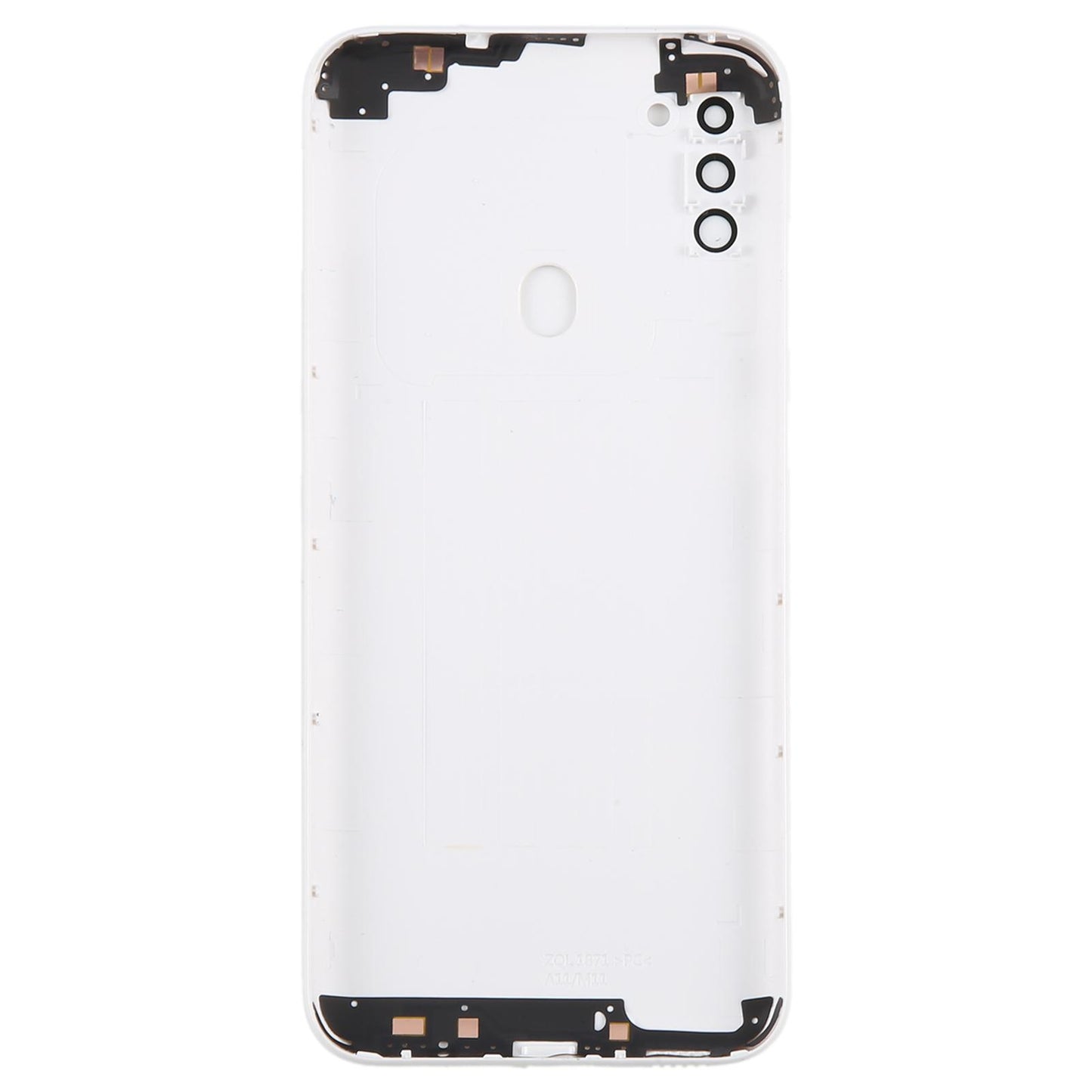 For Samsung Galaxy A11 SM-A115F Battery Back Cover with Camera Lens Frame(White)