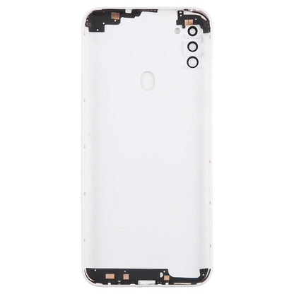 For Samsung Galaxy A11 SM-A115F Battery Back Cover with Camera Lens Frame(White)