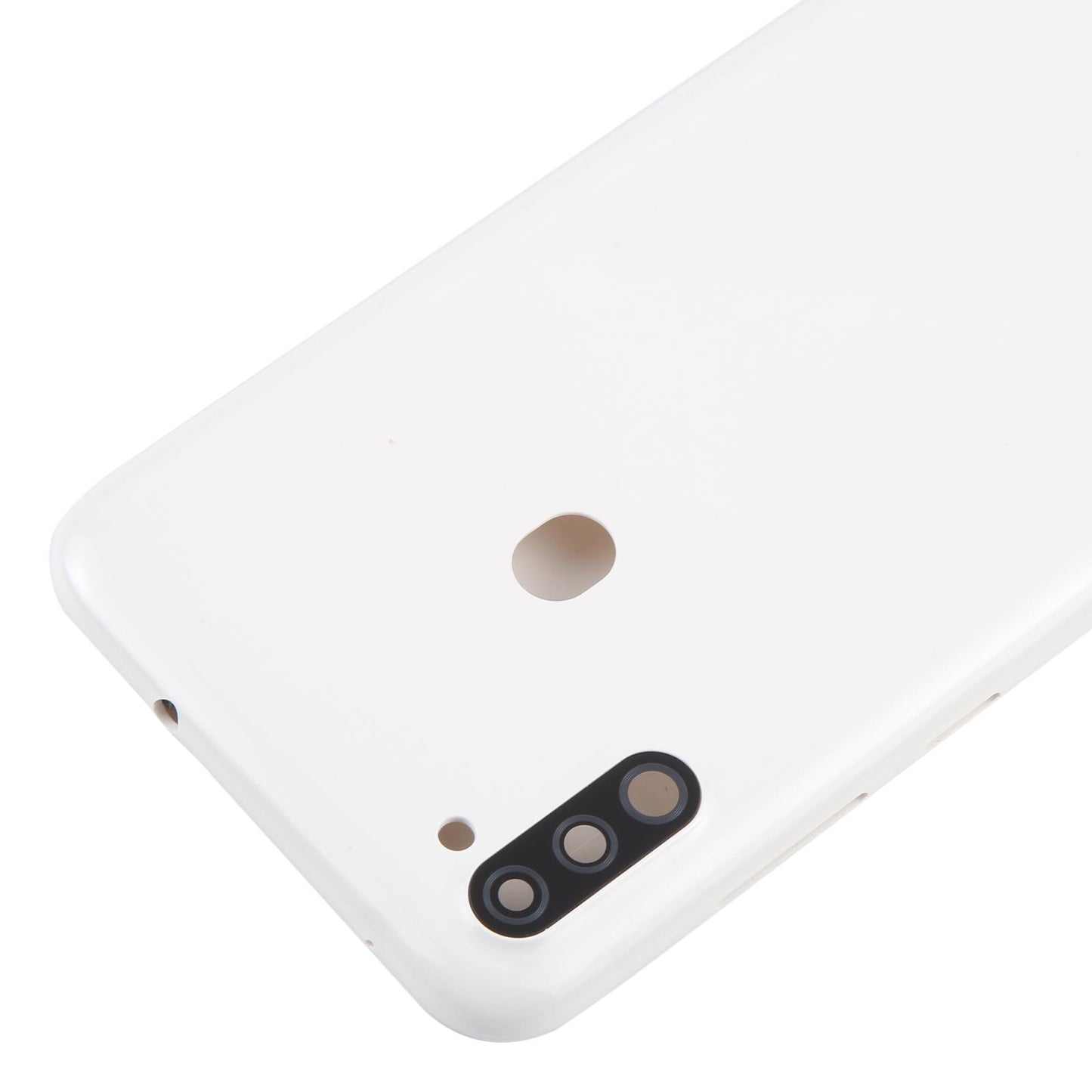 For Samsung Galaxy A11 SM-A115F Battery Back Cover with Camera Lens Frame(White)