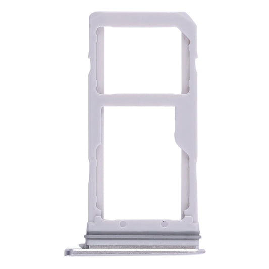 For Galaxy S7 Edge 2 SIM Card Tray / Micro SD Card Tray (White)