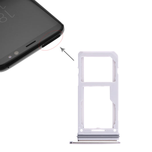 For Galaxy S8 / S8+ 2 SIM Card Tray / Micro SD Card Tray (Gold)
