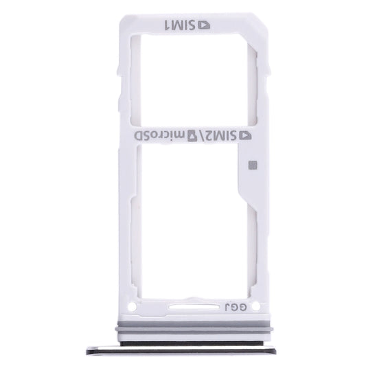 For Galaxy Note 8 2 SIM Card Tray / Micro SD Card Tray (Black)