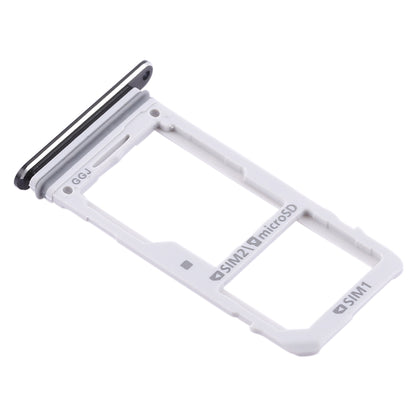 For Galaxy Note 8 2 SIM Card Tray / Micro SD Card Tray (Black)
