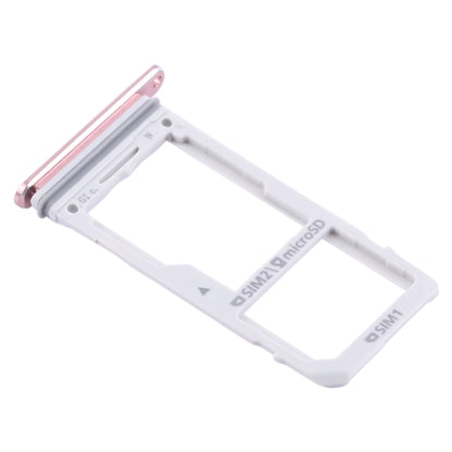 For Galaxy Note 8 2 SIM Card Tray / Micro SD Card Tray (Pink)